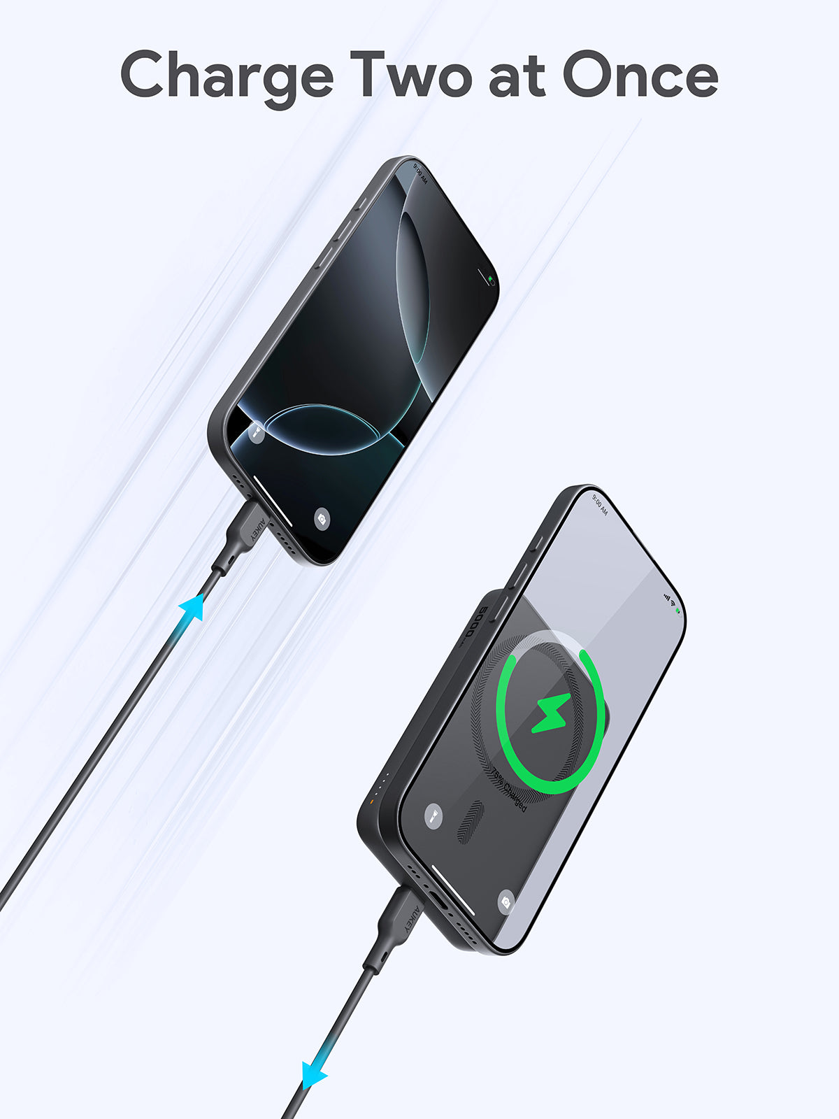 AUKEY PB-MS03 MagFusion Slim 5000 Magnetic Wireless Charging Power Bank