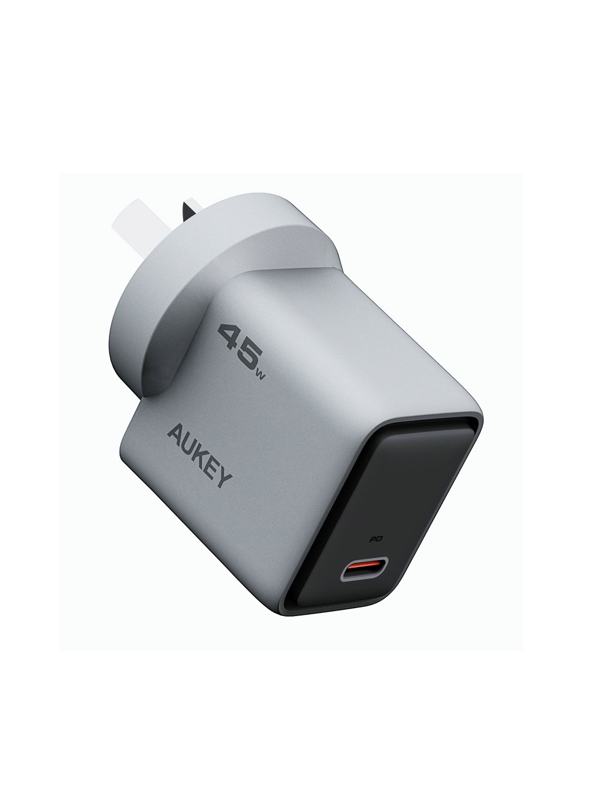 wall charger compatible with Apple and Android devices.