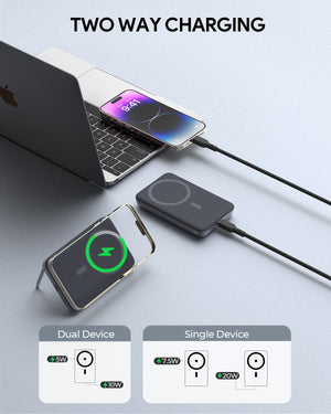 Aukey MagLink 6700mAh Magnetic Wireless Charging Power Bank (PB-MS01)