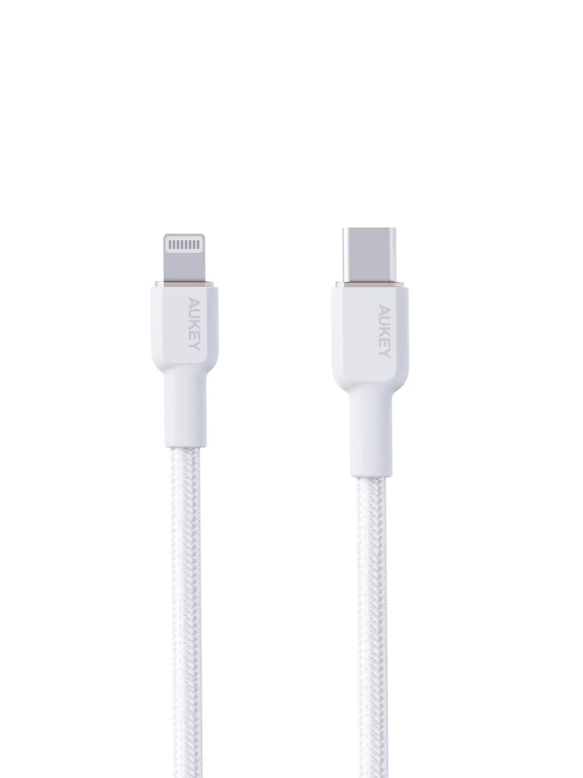 Aukey Circlet CL1m Aramid Fiber USB-C Core TO Lightning White (CB-KCL1)