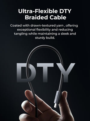 Aukey Circlet Blink 1.8m 60W DTY Braided USB-C to C Cable (CB-DCC062)