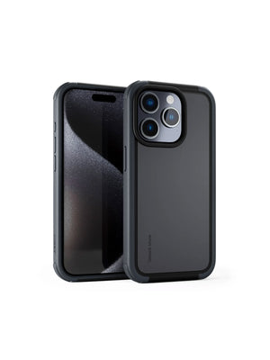 Aukey Urban Guard Elite Magnetic Hard-Shell iPhone 15 Pro Phone Case - Dark Gray (UG10)