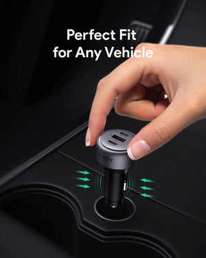 Aukey Pathfinder Mix 3 66W Fast Charging Car Charger (CC-P1)