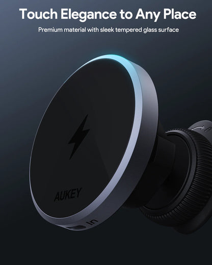 Aukey MagLink Dash Magnetic Fast Wireless Charging Phone Mount (HD-MC13)