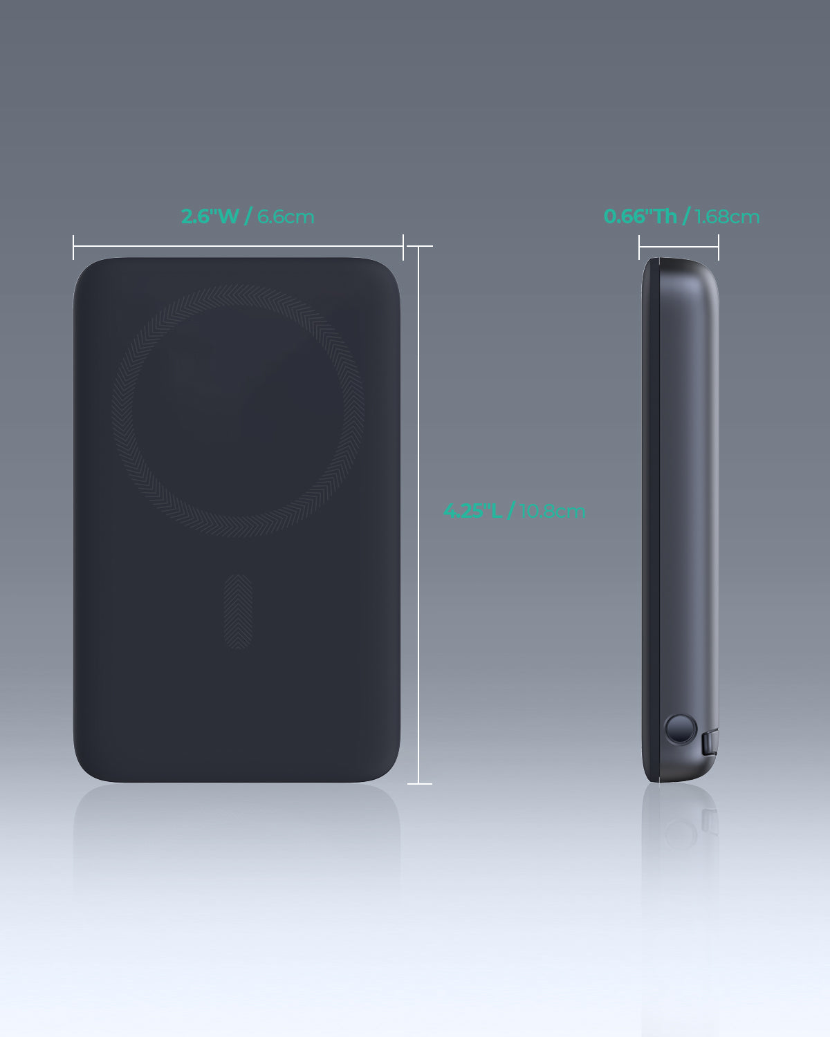 Aukey MagFusion 6700mAh Magnetic Wireless Charging Power Bank (PB-MS05)