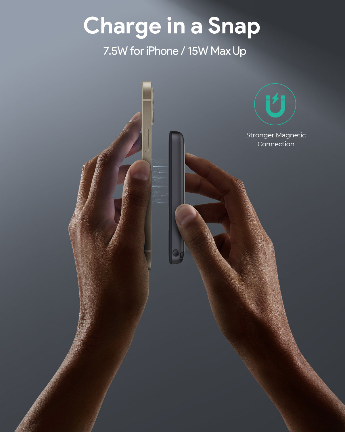 Aukey MagFusion 10000mAh Magnetic Wireless Charging Power Bank (PB-MS06)