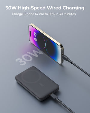 Aukey MagFusion 10000mAh Magnetic Wireless Charging Power Bank (PB-MS06)