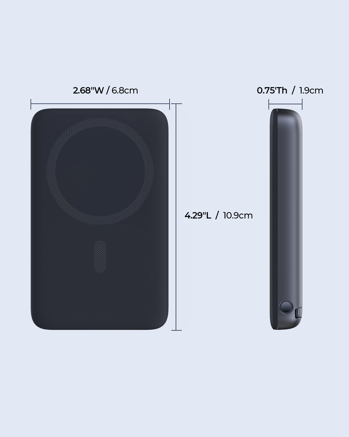 Aukey MagFusion 10000mAh Magnetic Wireless Charging Power Bank (PB-MS06)