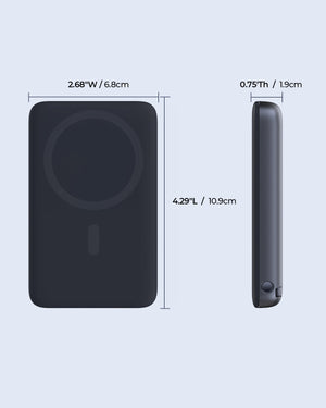 Aukey MagFusion 10000mAh Magnetic Wireless Charging Power Bank (PB-MS06)