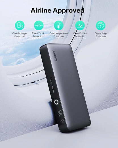 Aukey Sprint X 20K 65W 20000mAh Portable Power Bank with PD3.0 (PB-Y43)