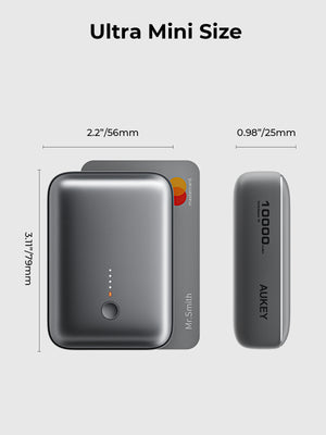 AUKEY PB-Y55 Spark Mini 10000 Compact Fast Charging Power Bank