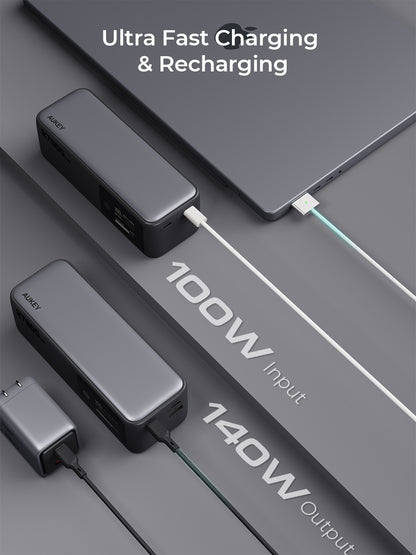 Aukey Spark Sling 27600mAh 140W Ultra-Fast Charging Power Bank (PB-Y63)