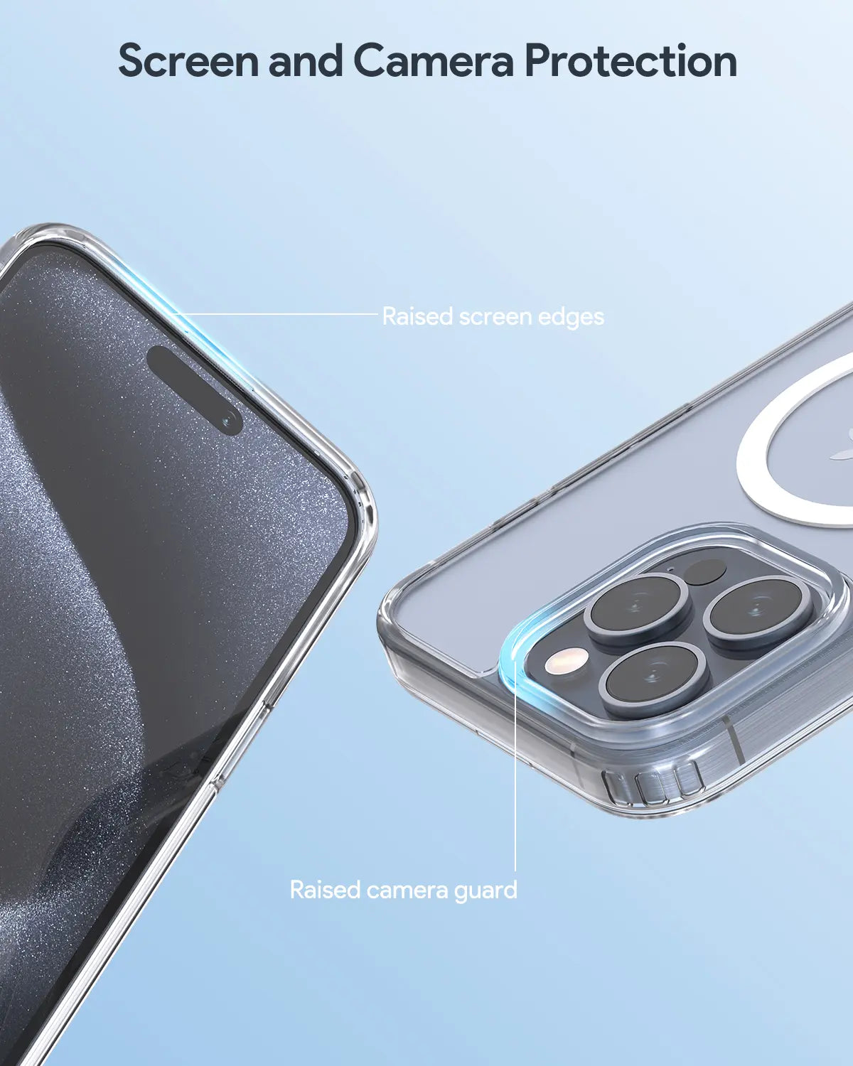 Aukey Clearview Magsafe iPhone 15  Phone case - Transparent (TM10)