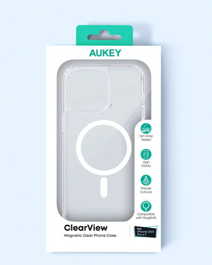 Aukey Clearview Magsafe iPhone 15  Phone case - Transparent (TM10)