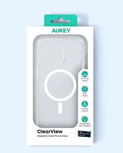 Aukey Clearview Magsafe iPhone 15  Phone case - Transparent (TM10)